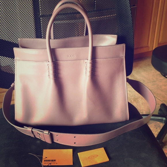 Tod's Handbags - Authentic lavender/grey Tod’s shoulder purse